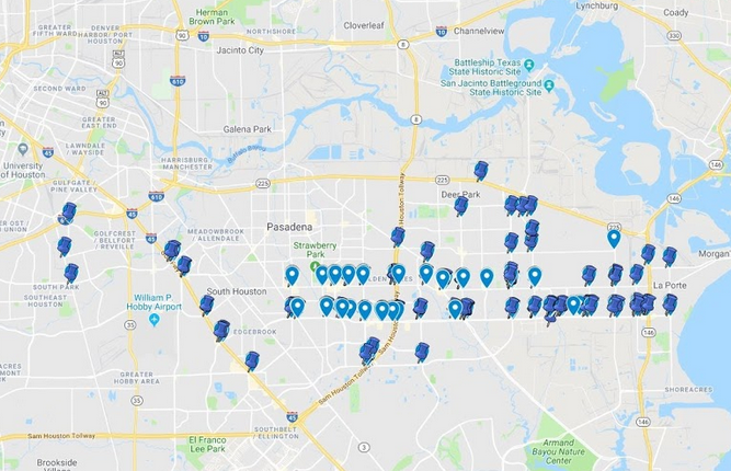Houston TX Bandit Sign Heat Map Drops Houston TX Bandit Sign Heat Map Drops